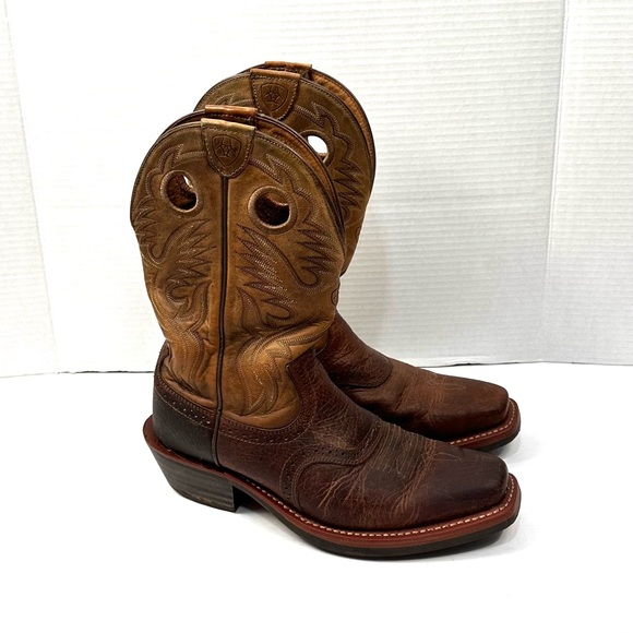Ariat Heritage Roughstock Cowboy Boot Sz 8.5 - Picture 1 of 7